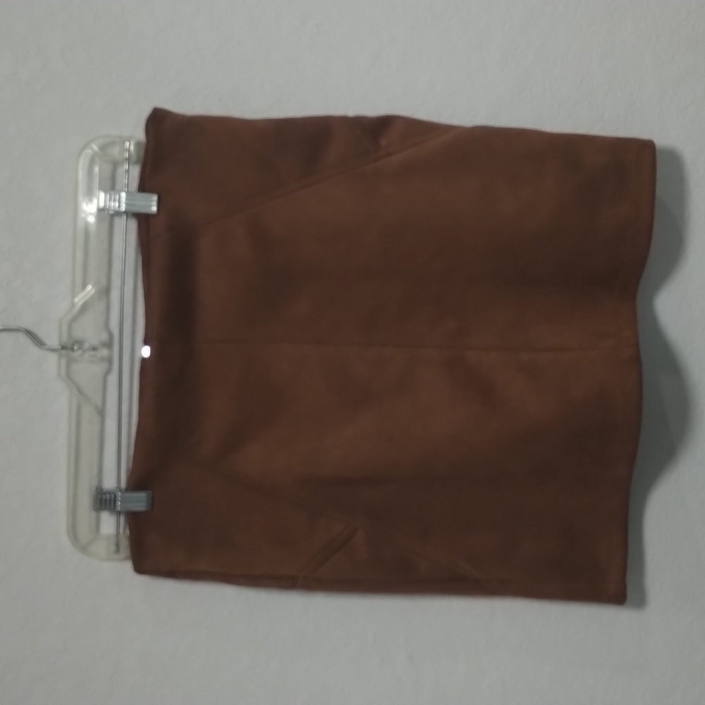 Have Brown Suede Skirt
